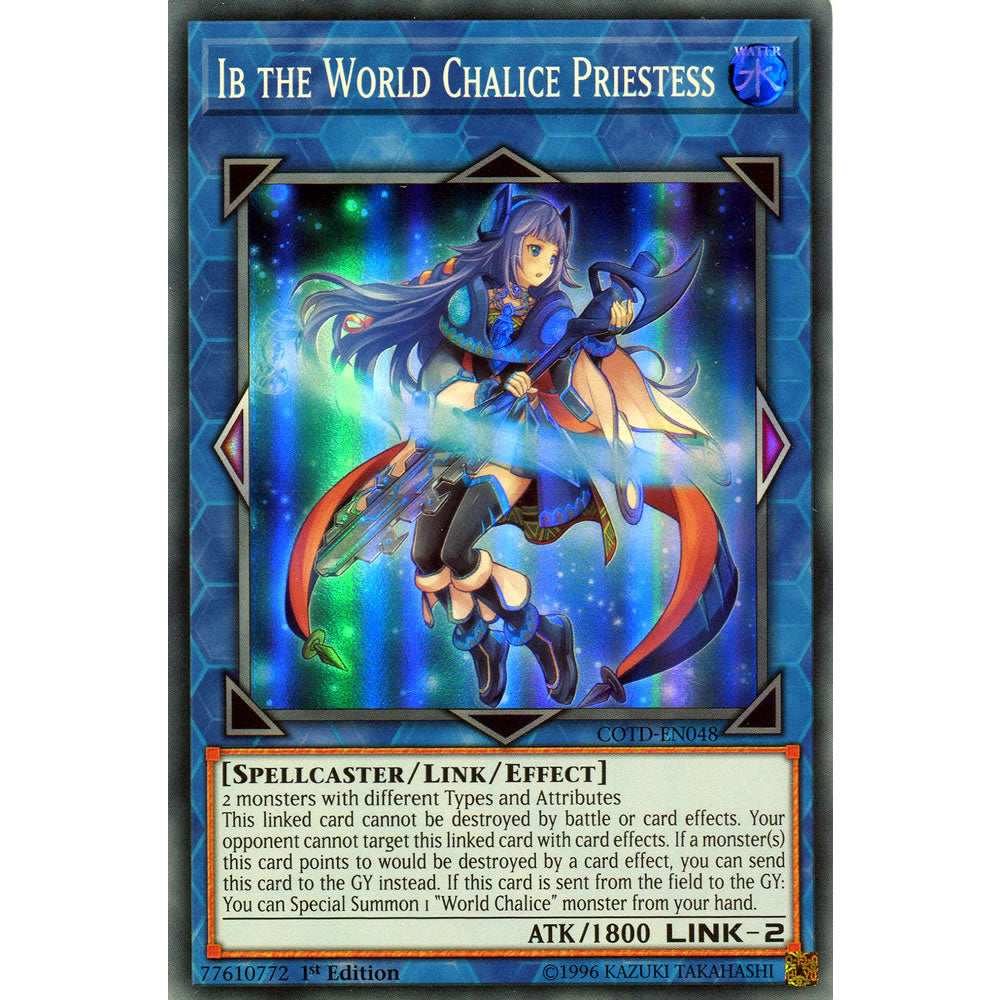 Ib the World Chalice Priestess COTD-EN048 Yu-Gi-Oh! Card from the Code of the Duelist Set