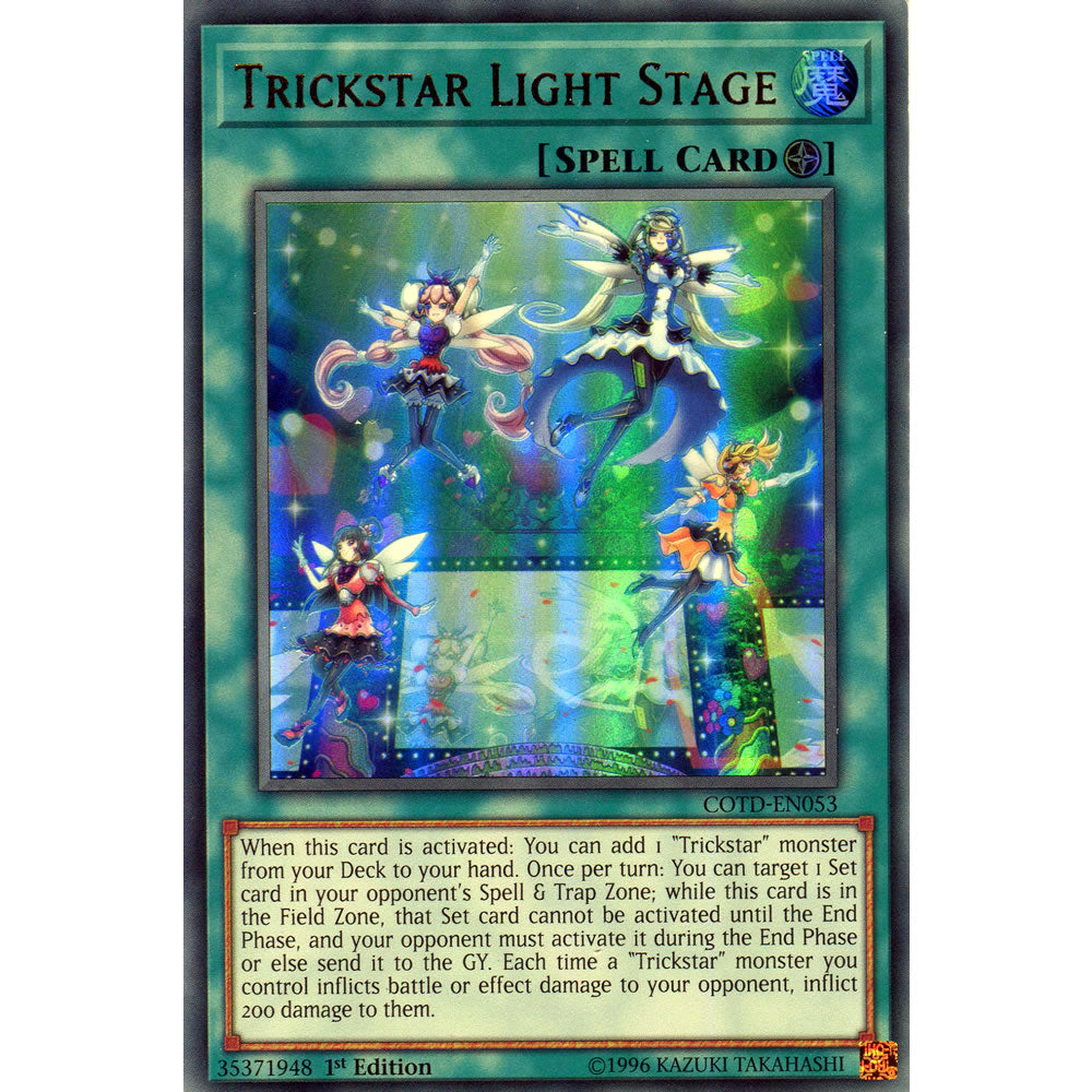 Trickstar Light Stage COTD-EN053 Yu-Gi-Oh! Card from the Code of the Duelist Set