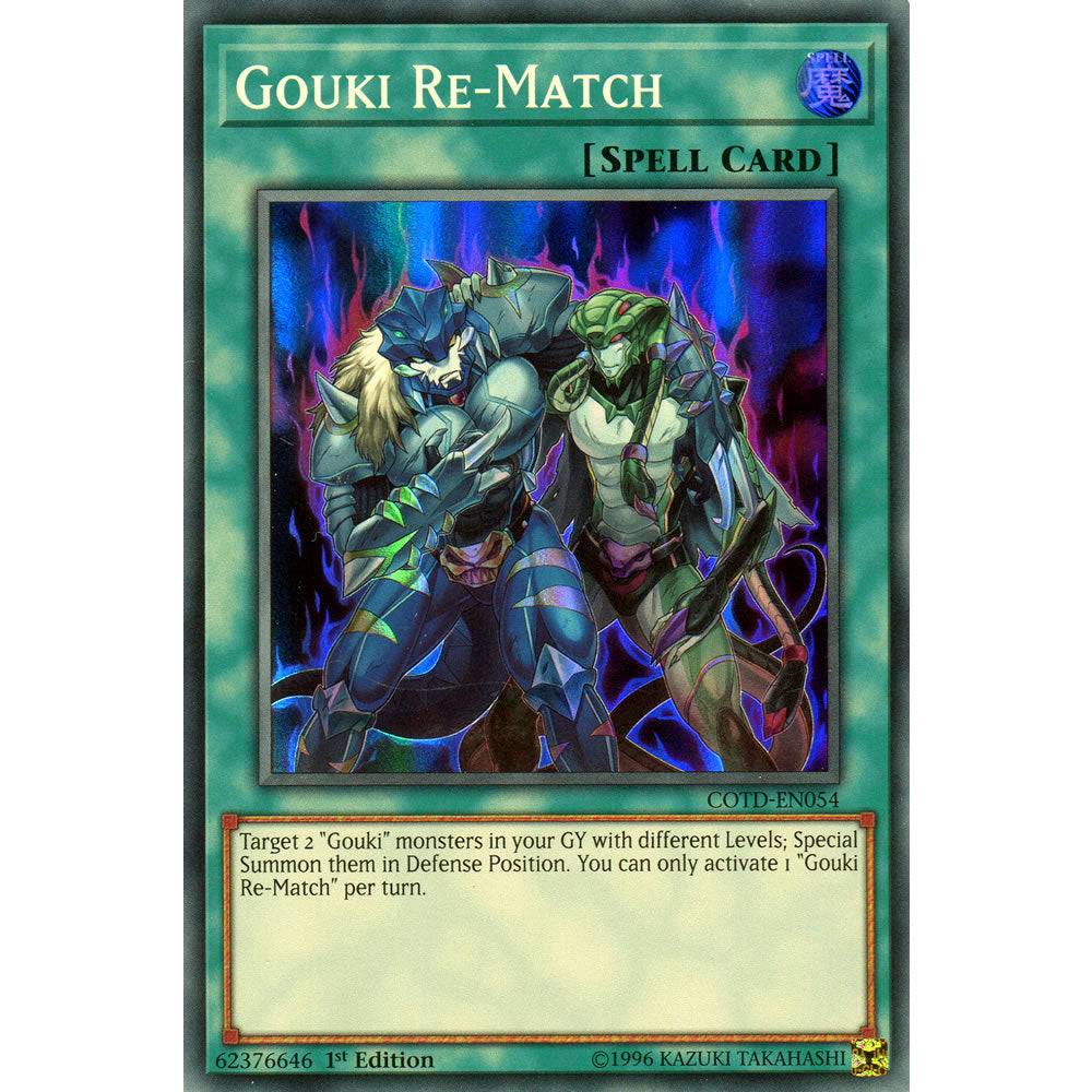 Gouki Re-Match COTD-EN054 Yu-Gi-Oh! Card from the Code of the Duelist Set