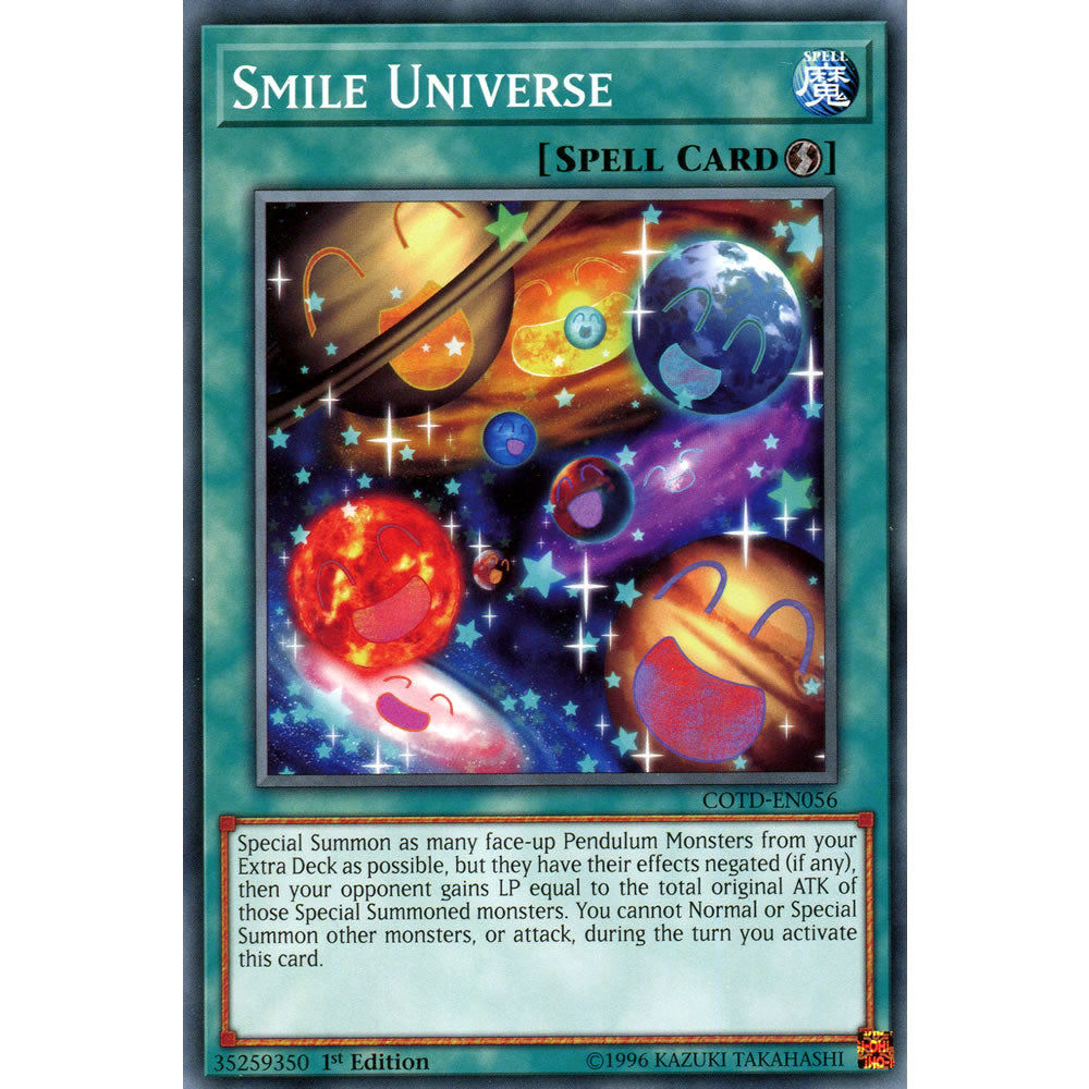 Smile Universe COTD-EN056 Yu-Gi-Oh! Card from the Code of the Duelist Set