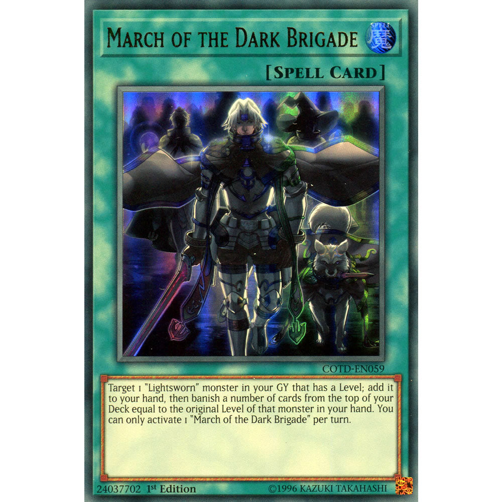 March of the Dark Brigade COTD-EN059 Yu-Gi-Oh! Card from the Code of the Duelist Set