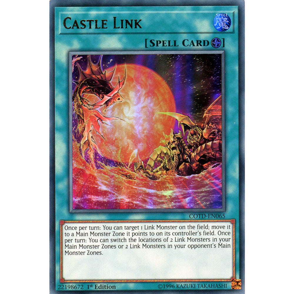 Castle Link COTD-EN065 Yu-Gi-Oh! Card from the Code of the Duelist Set