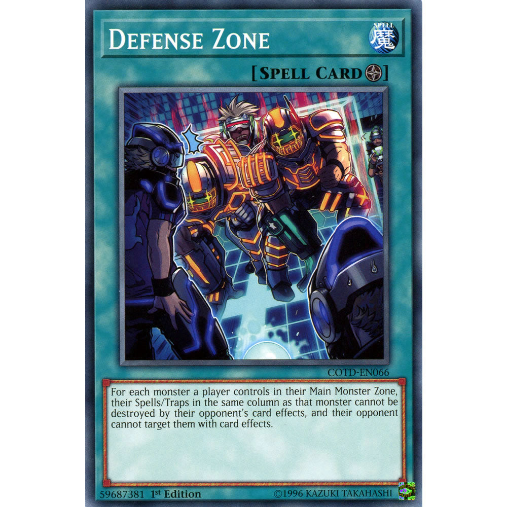 Defense Zone COTD-EN066 Yu-Gi-Oh! Card from the Code of the Duelist Set