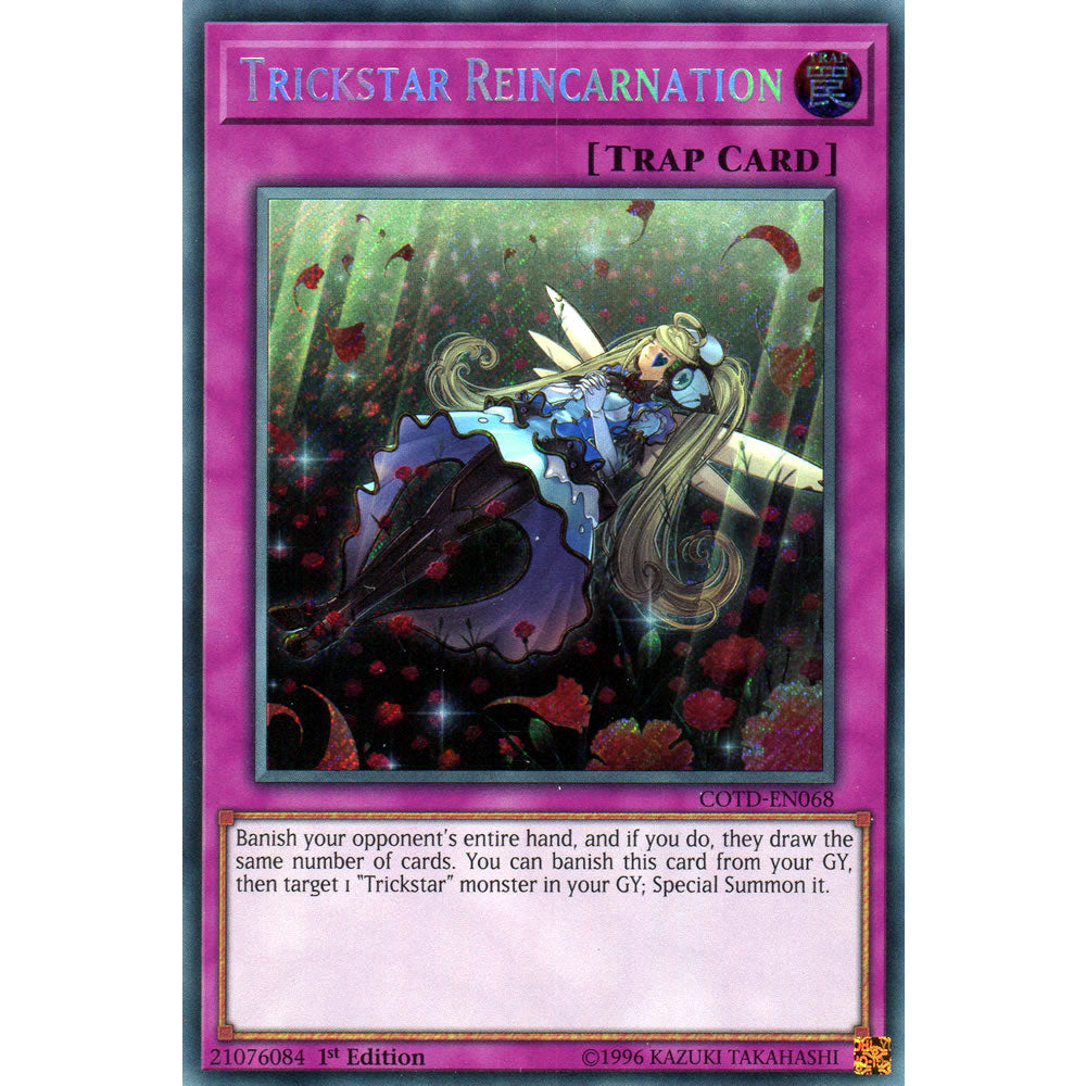 Trickstar Reincarnation COTD-EN068 Yu-Gi-Oh! Card from the Code of the Duelist Set