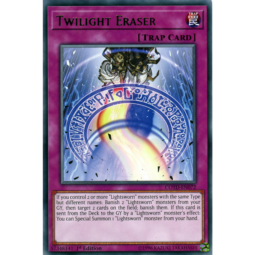 Twilight Eraser COTD-EN072 Yu-Gi-Oh! Card from the Code of the Duelist Set