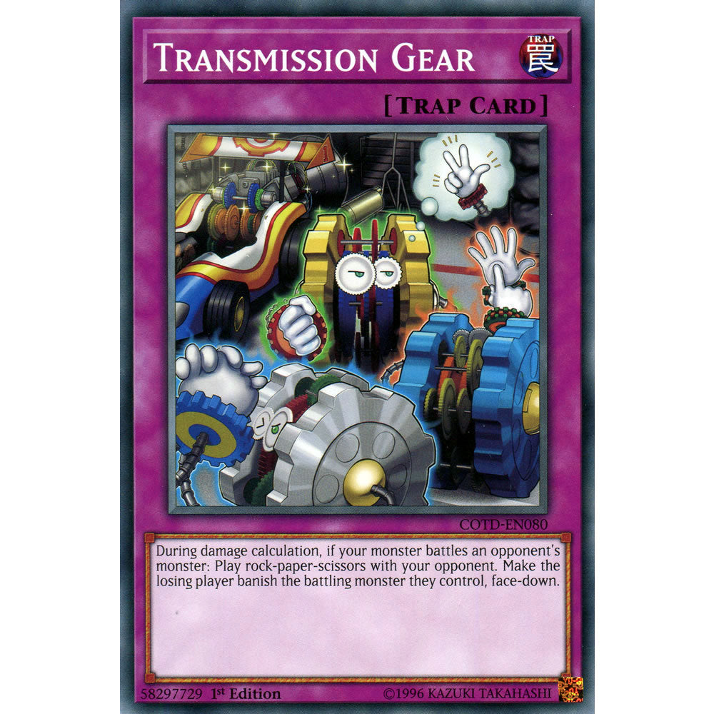 Transmission Gear COTD-EN080 Yu-Gi-Oh! Card from the Code of the Duelist Set