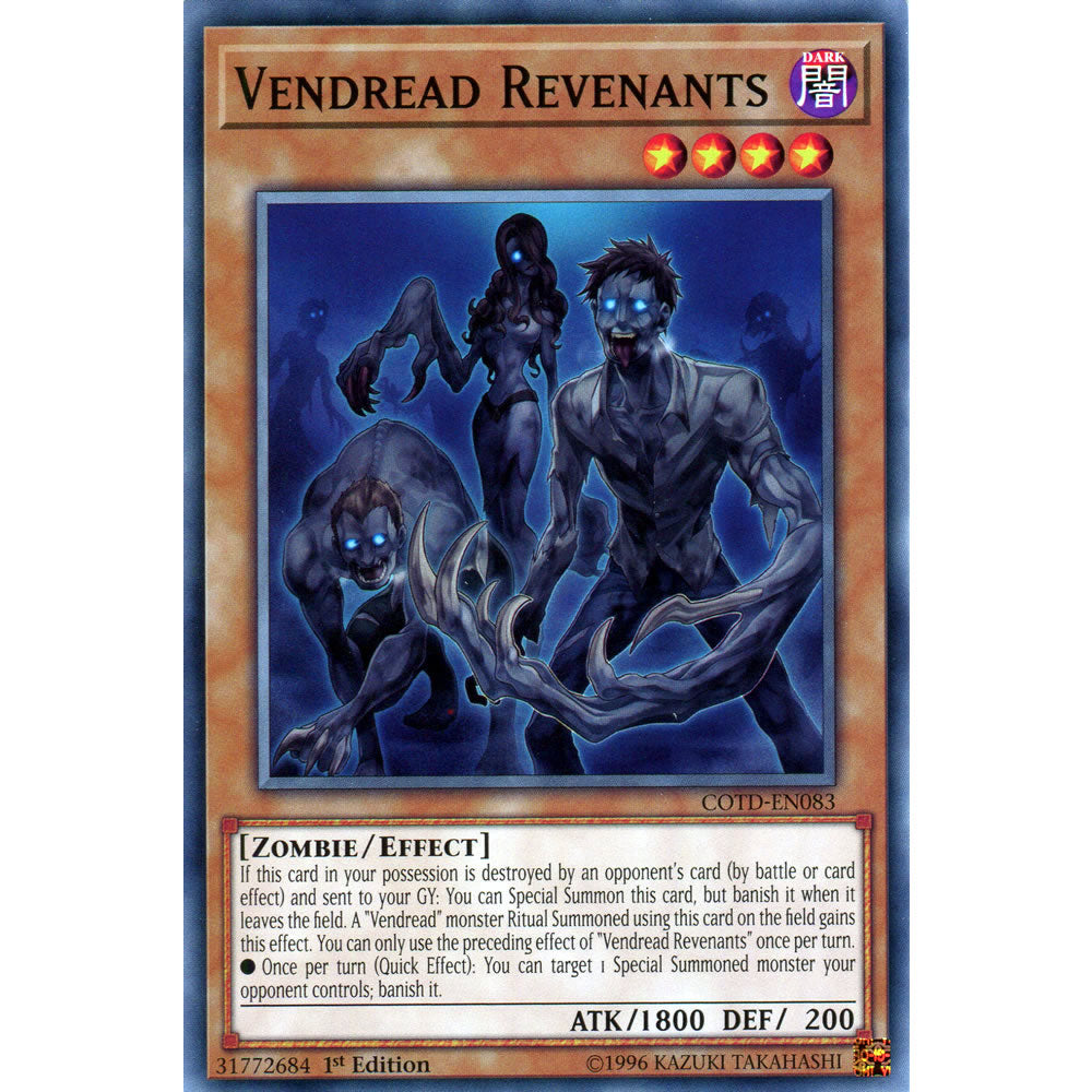 Vendread Revenants COTD-EN083 Yu-Gi-Oh! Card from the Code of the Duelist Set