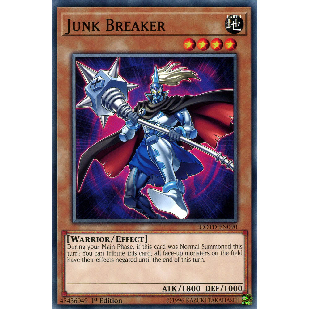 Junk Breaker COTD-EN090 Yu-Gi-Oh! Card from the Code of the Duelist Set