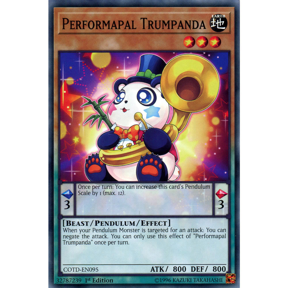 Performapal Trumpanda COTD-EN095 Yu-Gi-Oh! Card from the Code of the Duelist Set