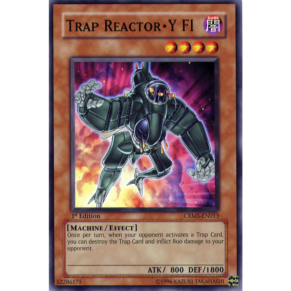 Trap Reactor Y FI CRMS-EN013 Yu-Gi-Oh! Card from the Crimson Crisis Set