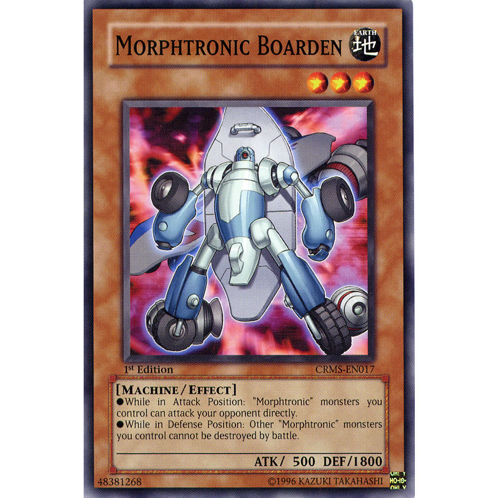 Morphtronic Boarden CRMS-EN017 Yu-Gi-Oh! Card from the Crimson Crisis Set