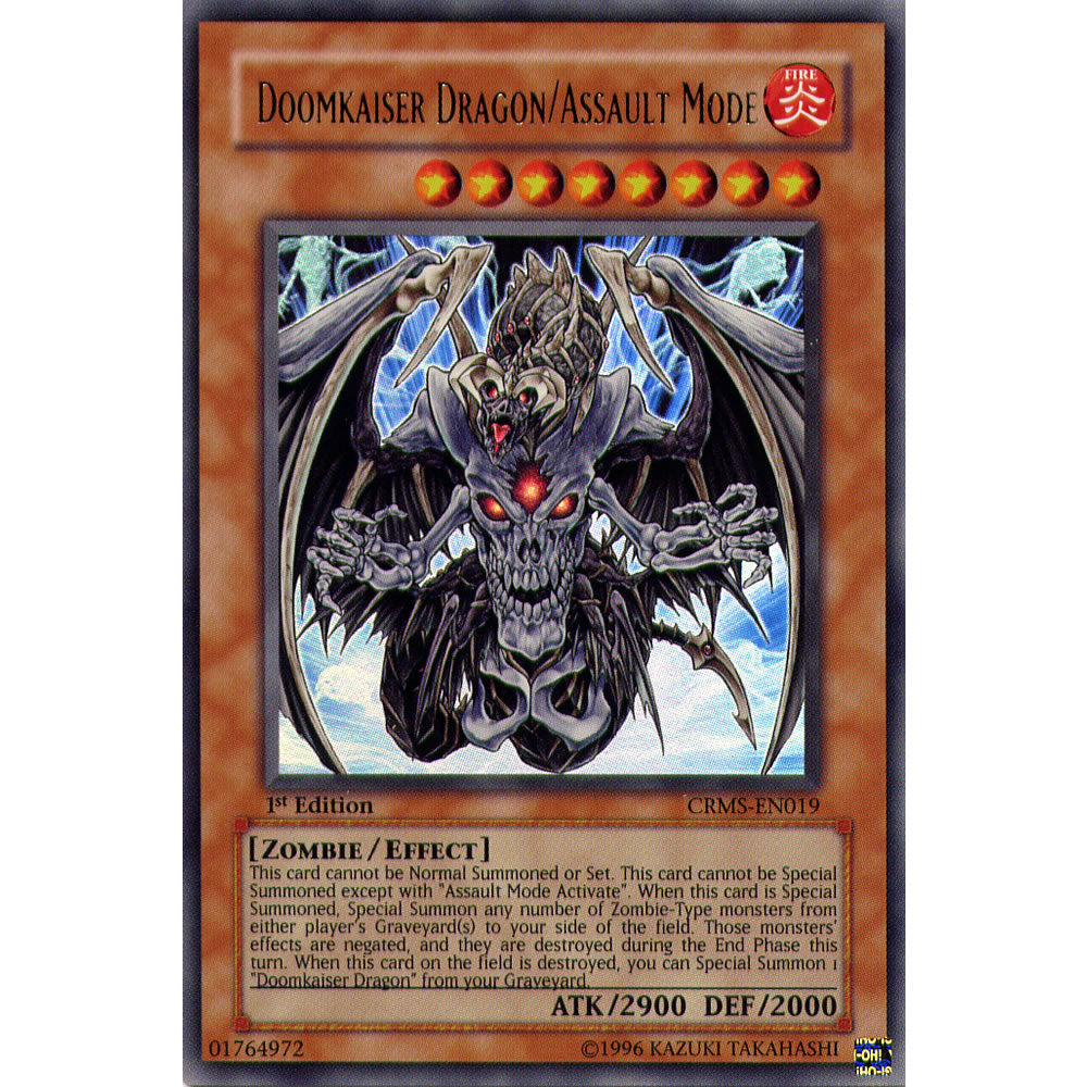 Doomkaiser Dragon / Assault Mode CRMS-EN019 Yu-Gi-Oh! Card from the Crimson Crisis Set