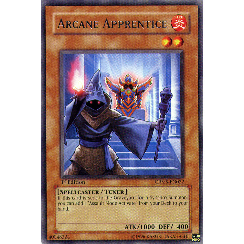 Arcane Apprentice CRMS-EN022 Yu-Gi-Oh! Card from the Crimson Crisis Set