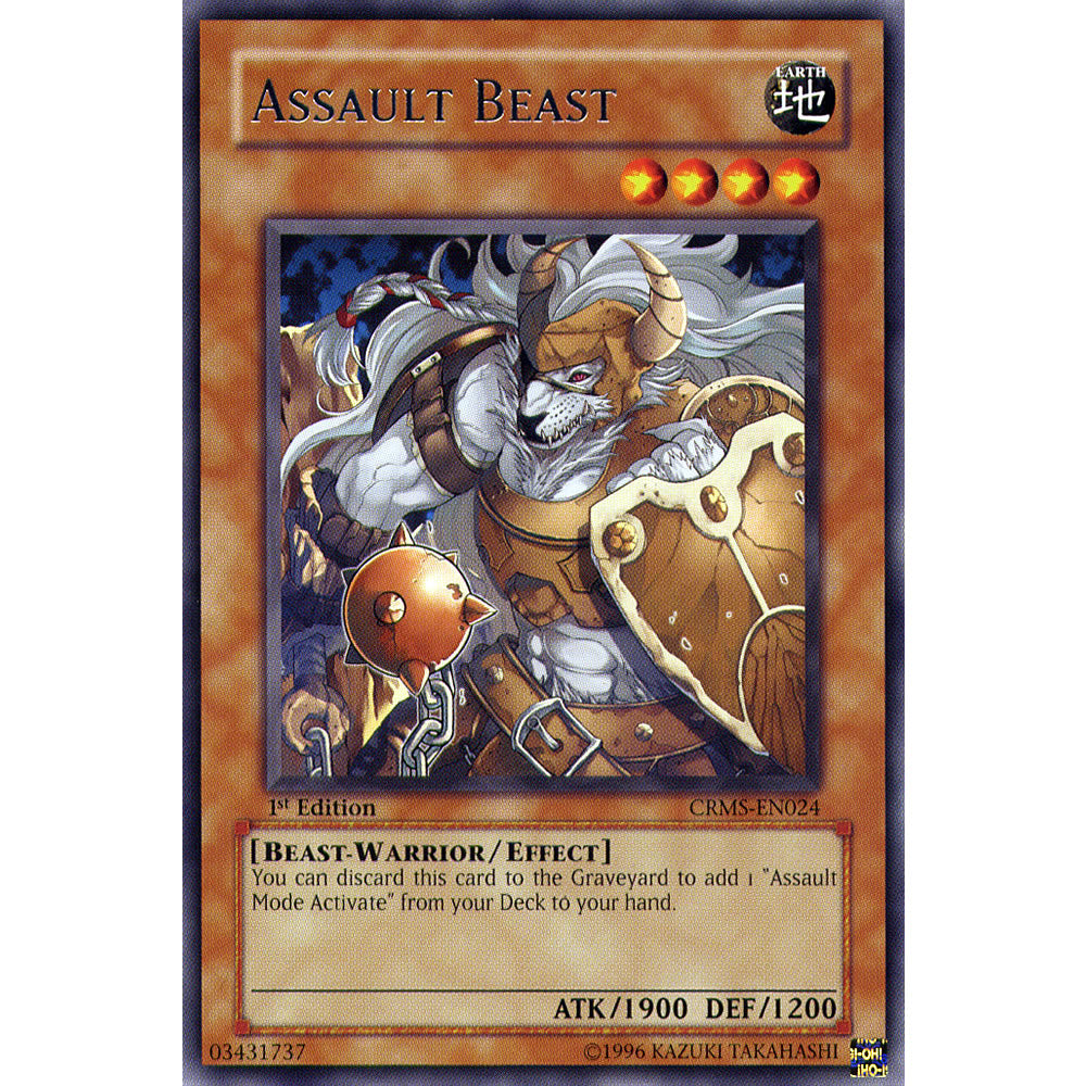 Assault Beast CRMS-EN024 Yu-Gi-Oh! Card from the Crimson Crisis Set