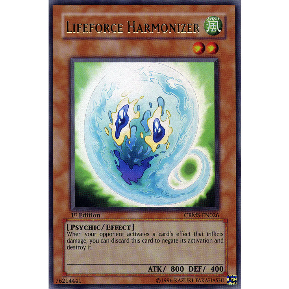 Lifeforce Harmonizer CRMS-EN026 Yu-Gi-Oh! Card from the Crimson Crisis Set