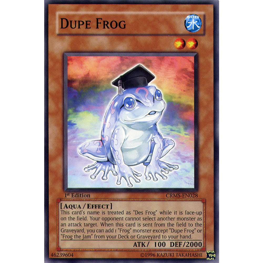 Dupe Frog CRMS-EN028 Yu-Gi-Oh! Card from the Crimson Crisis Set