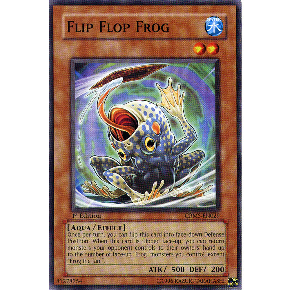 Flip Flop Frog CRMS-EN029 Yu-Gi-Oh! Card from the Crimson Crisis Set