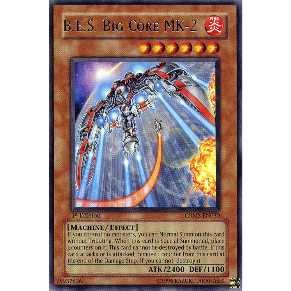 B.E.S.  Big Core MK - 2 CRMS-EN030 Yu-Gi-Oh! Card from the Crimson Crisis Set