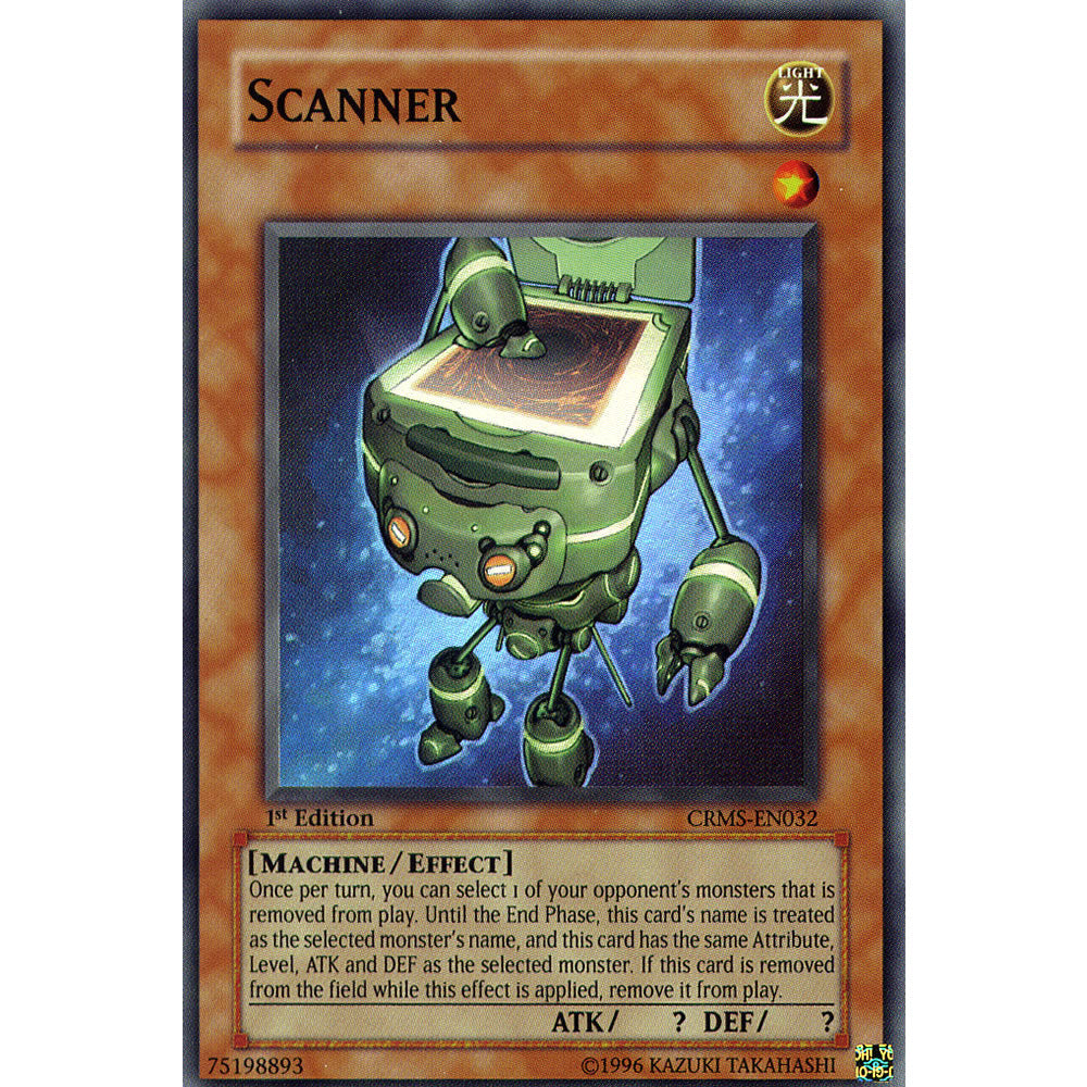 Scanner CRMS-EN032 Yu-Gi-Oh! Card from the Crimson Crisis Set