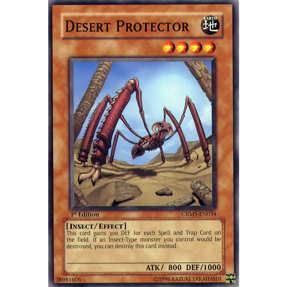 Desert Protector CRMS-EN034 Yu-Gi-Oh! Card from the Crimson Crisis Set