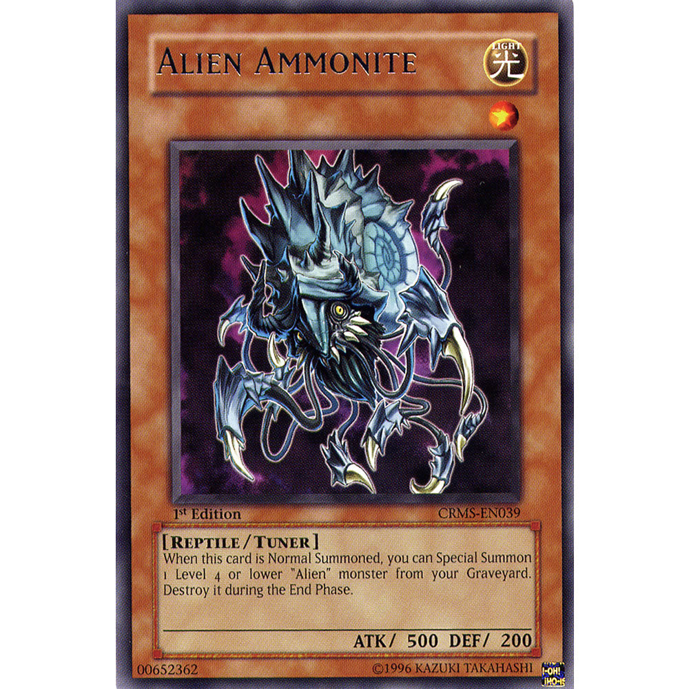 Alien Ammonite CRMS-EN039 Yu-Gi-Oh! Card from the Crimson Crisis Set