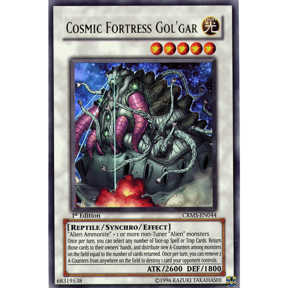 Cosmic Fortress Golgar CRMS-EN044 Yu-Gi-Oh! Card from the Crimson Crisis Set