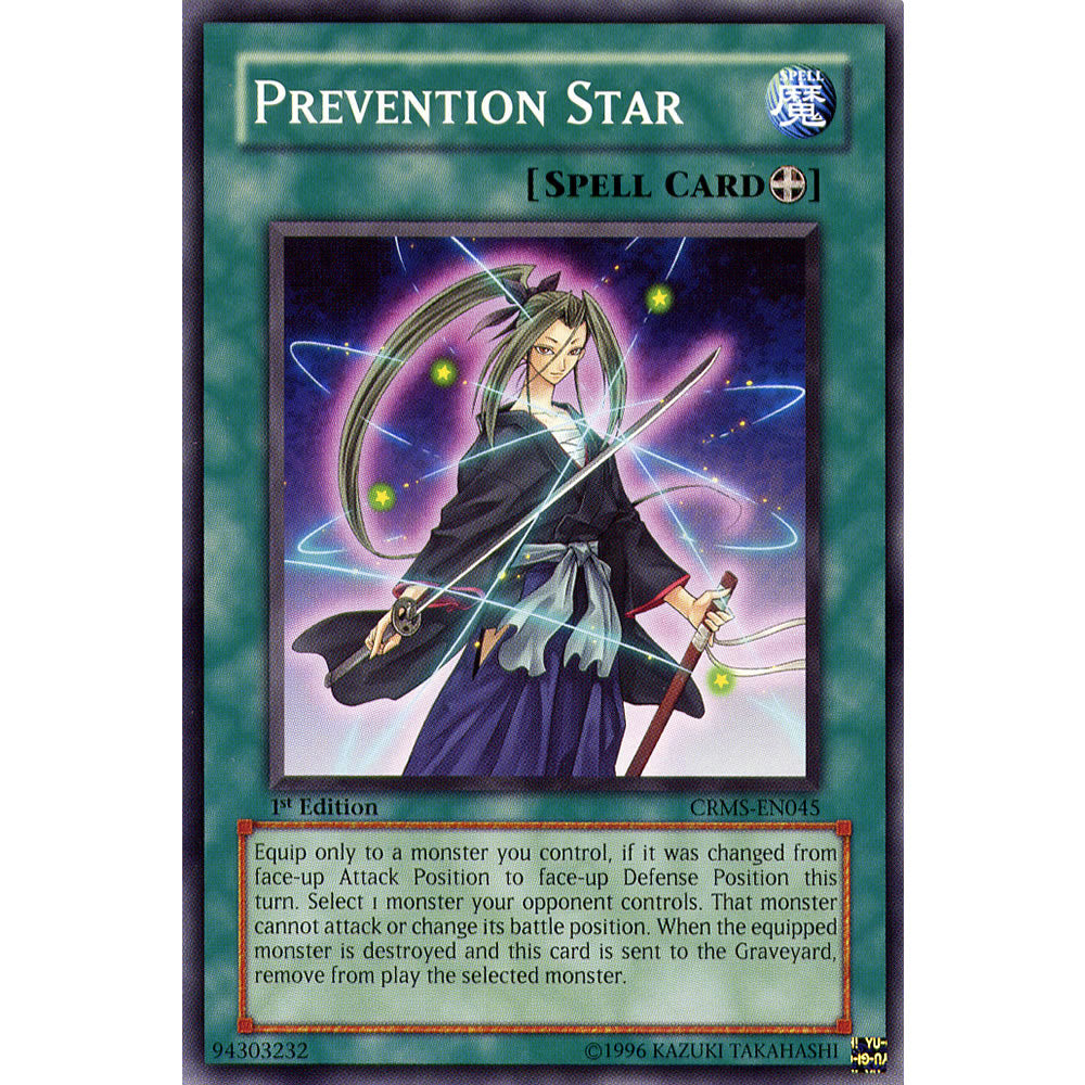 Prevention Star CRMS-EN045 Yu-Gi-Oh! Card from the Crimson Crisis Set