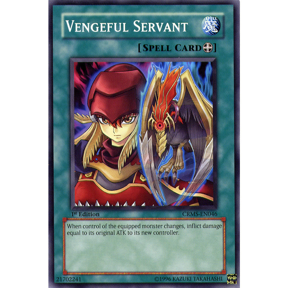 Vengeful Servant CRMS-EN046 Yu-Gi-Oh! Card from the Crimson Crisis Set