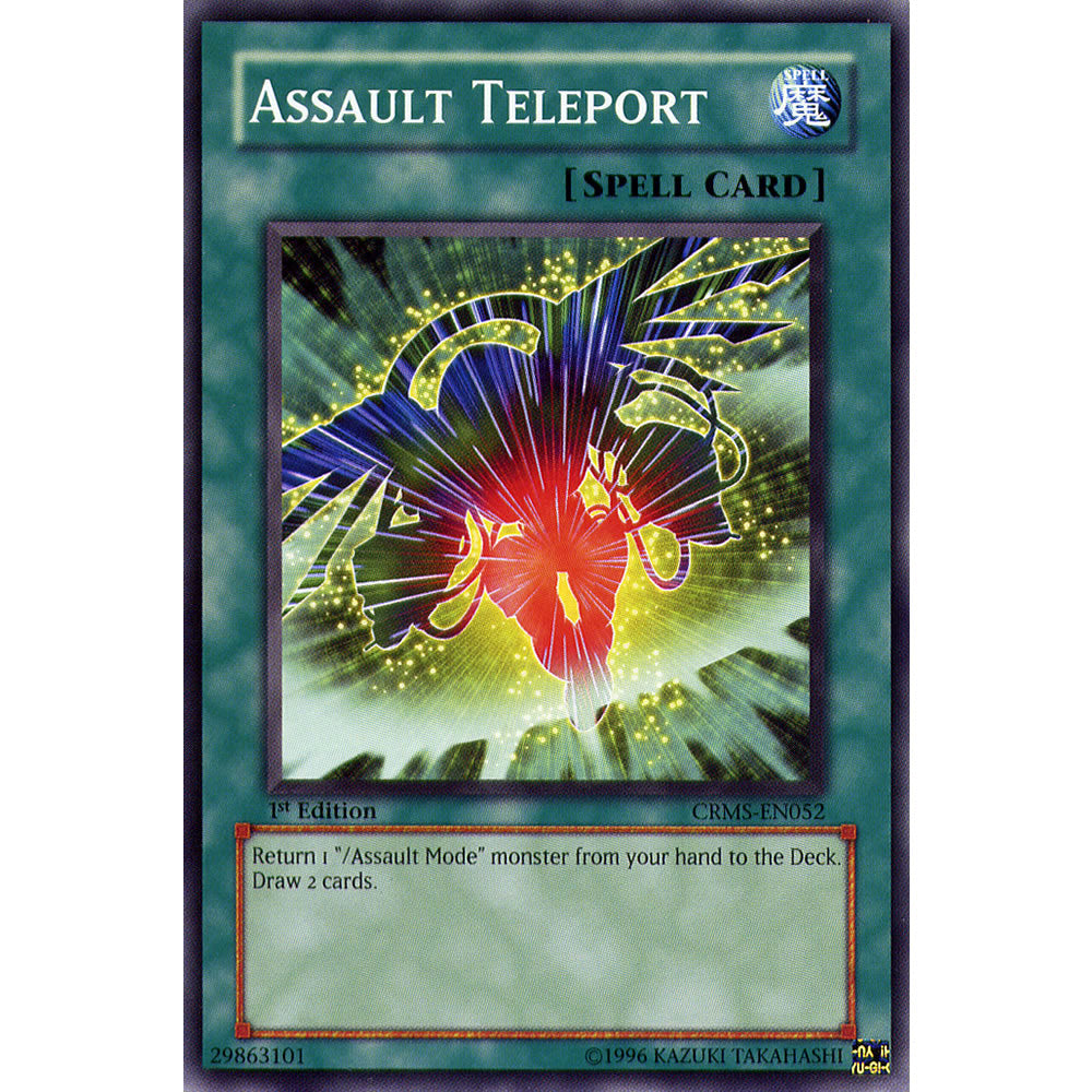 Assault Teleport CRMS-EN052 Yu-Gi-Oh! Card from the Crimson Crisis Set