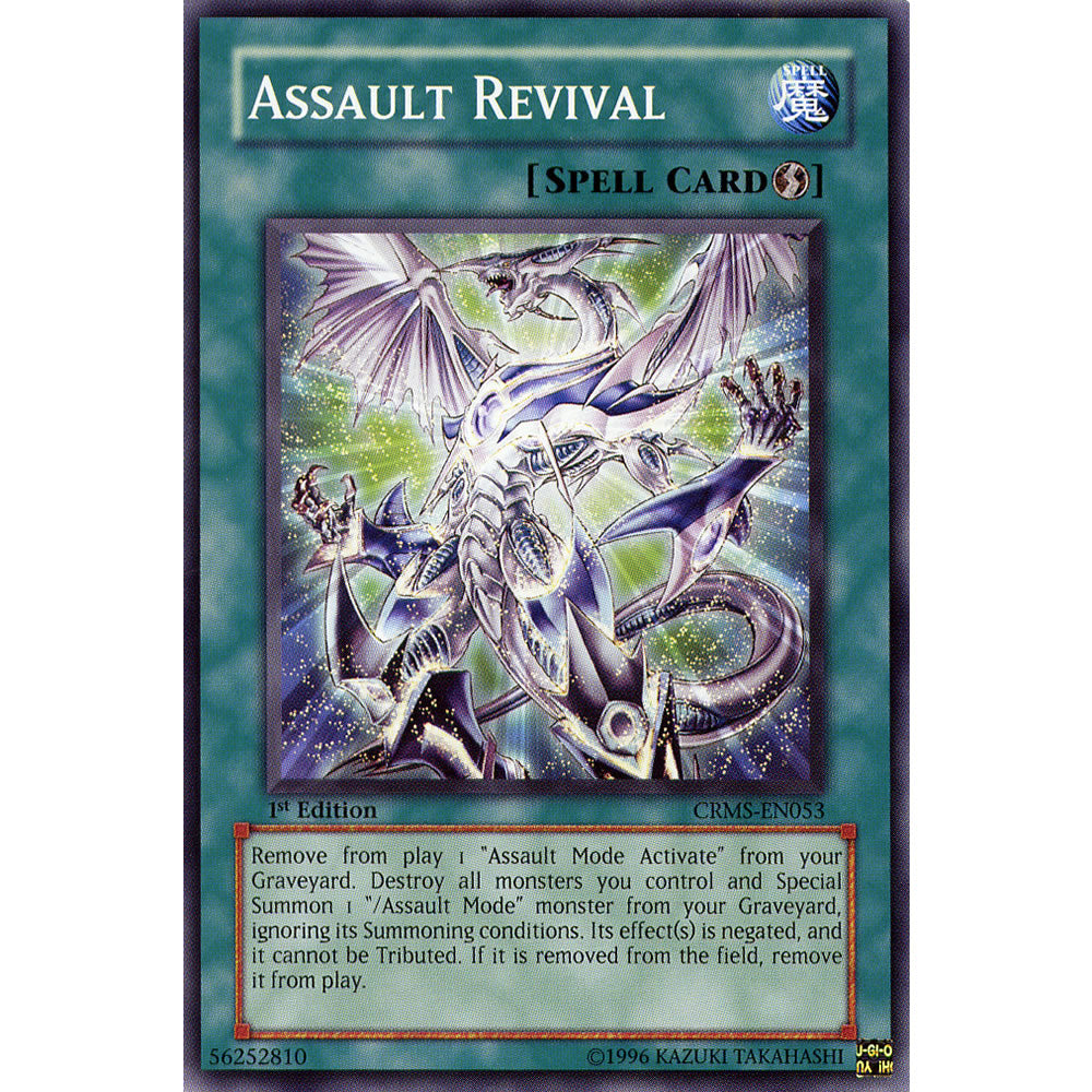 Assault Revival CRMS-EN053 Yu-Gi-Oh! Card from the Crimson Crisis Set