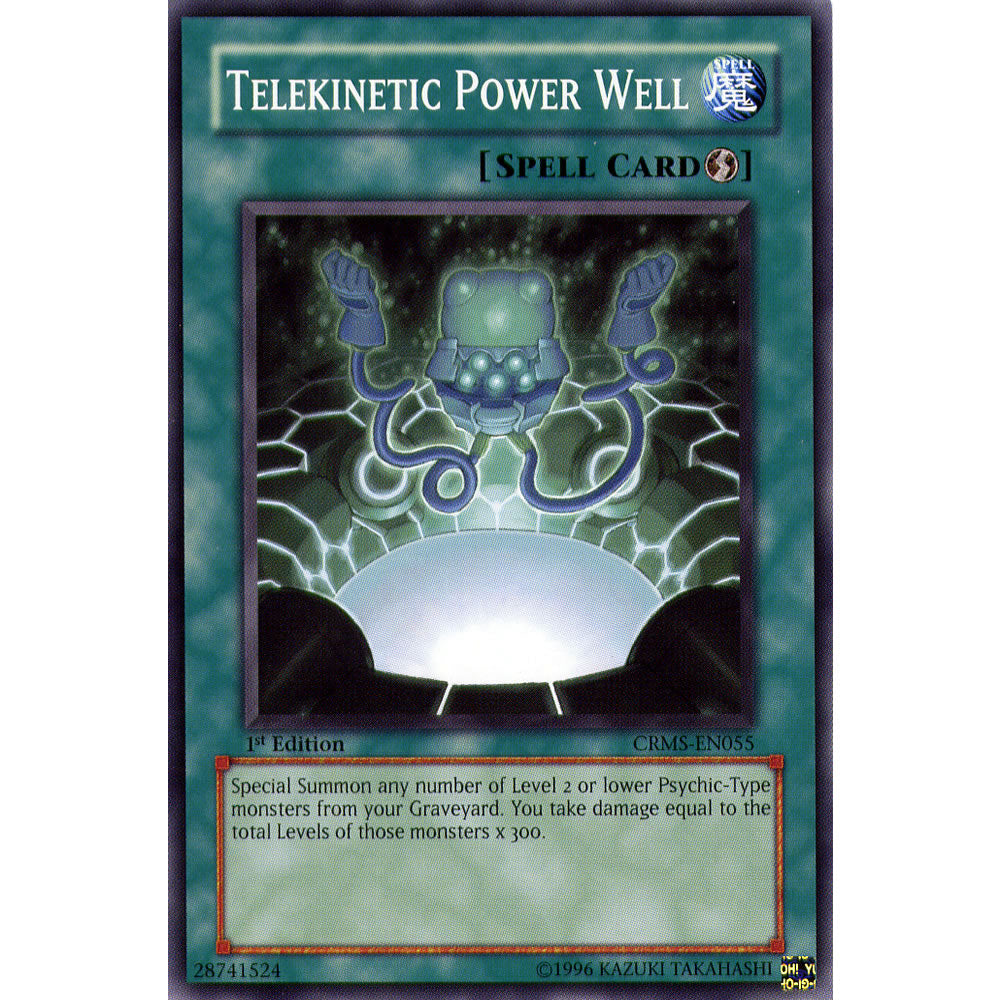 Telekinetic Power Well CRMS-EN055 Yu-Gi-Oh! Card from the Crimson Crisis Set