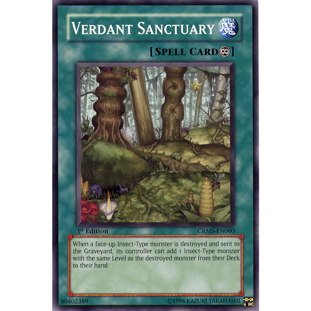 Verdant Sanctuary CRMS-EN060 Yu-Gi-Oh! Card from the Crimson Crisis Set