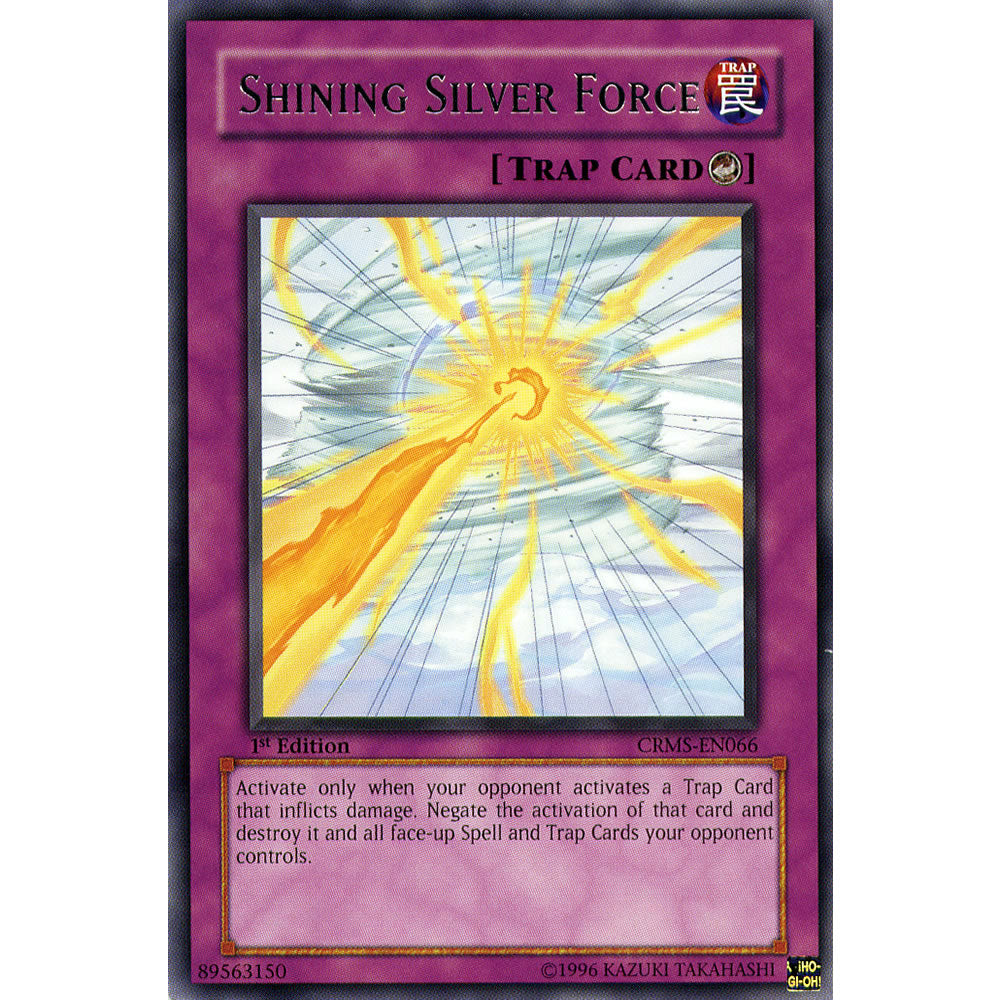 Shining Silver Force CRMS-EN066 Yu-Gi-Oh! Card from the Crimson Crisis Set