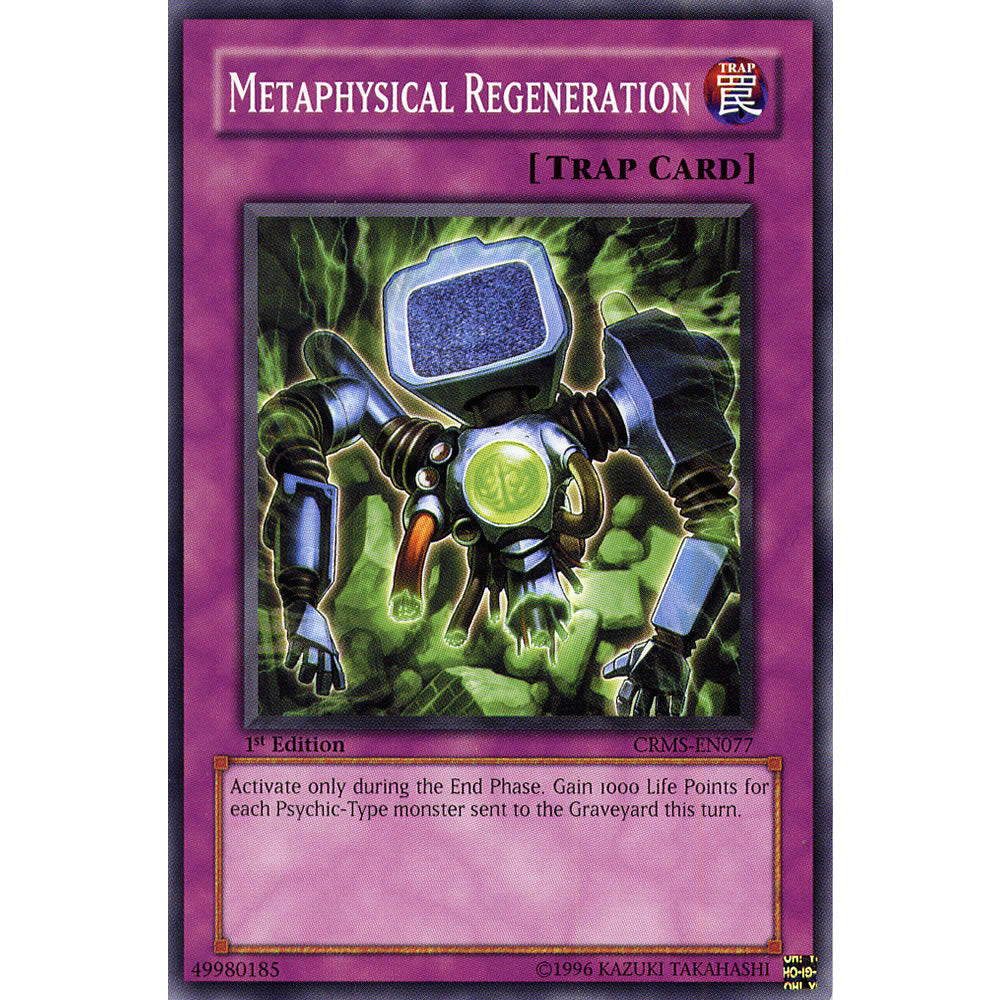 Metaphysical Regeneration CRMS-EN077 Yu-Gi-Oh! Card from the Crimson Crisis Set