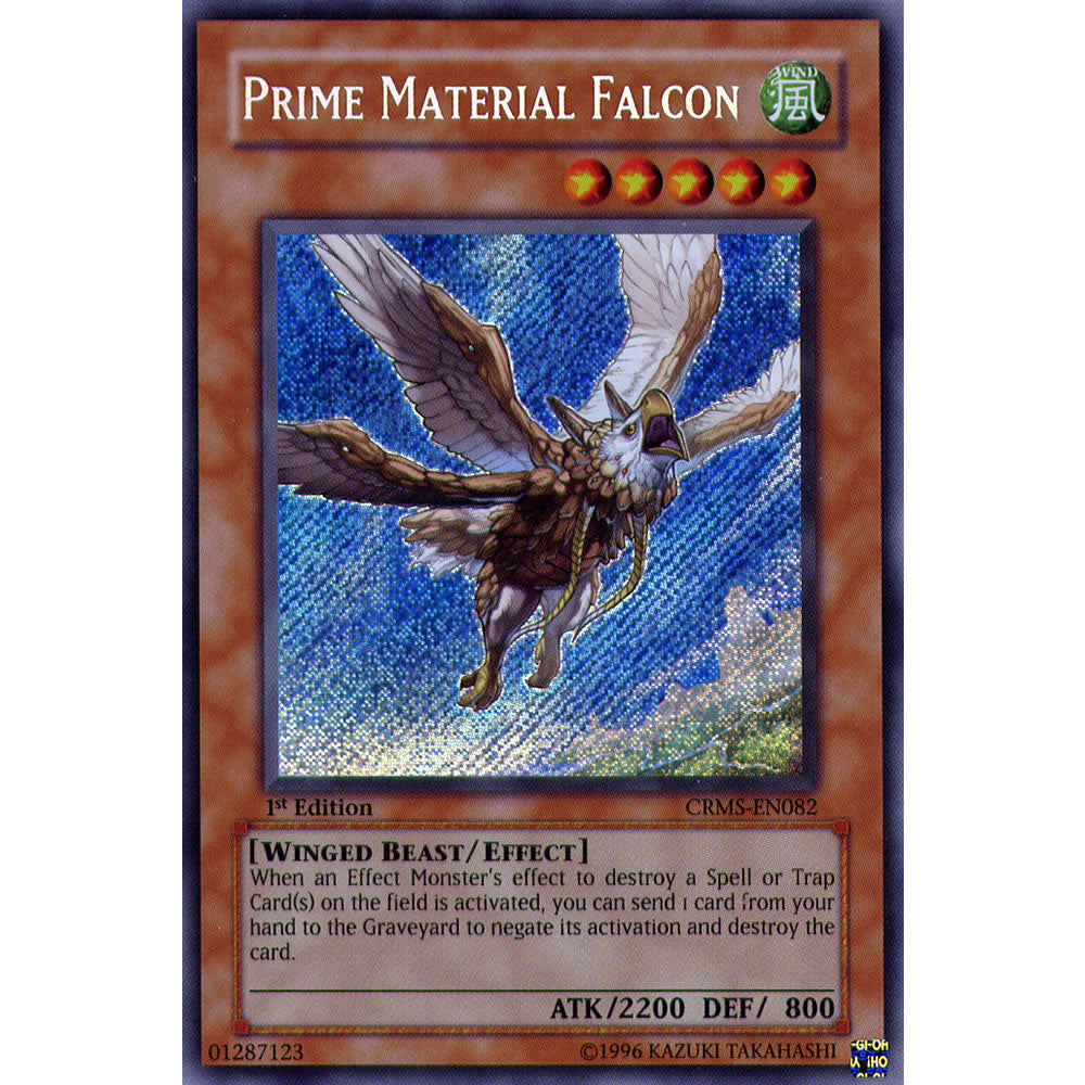 Prime Material Falcon CRMS-EN082 Yu-Gi-Oh! Card from the Crimson Crisis Set