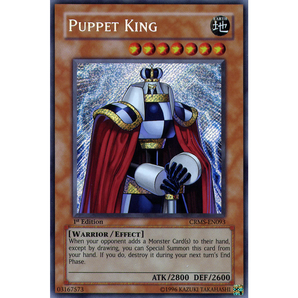 Puppet King CRMS-EN093 Yu-Gi-Oh! Card from the Crimson Crisis Set