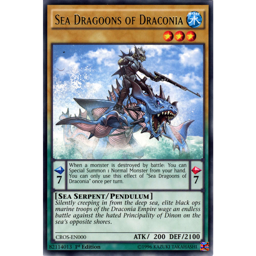 Sea Dragoons of Draconia  CROS-EN000 Yu-Gi-Oh! Card from the Crossed Souls Set