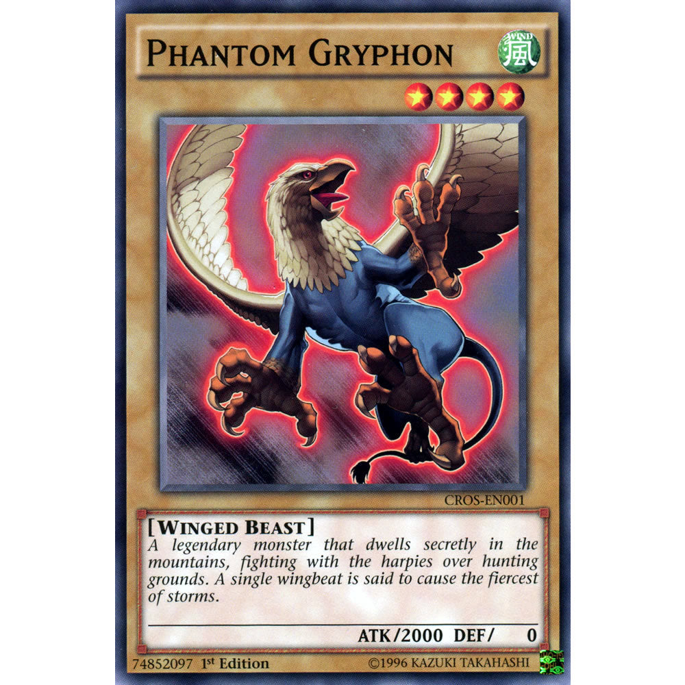 Phantom Gryphon CROS-EN001 Yu-Gi-Oh! Card from the Crossed Souls Set