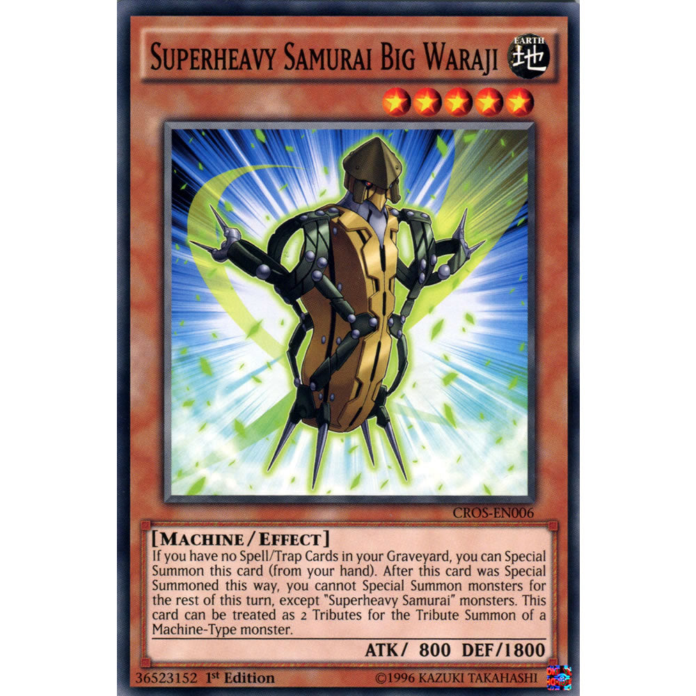 Superheavy Samurai Big Waraji CROS-EN006 Yu-Gi-Oh! Card from the Crossed Souls Set