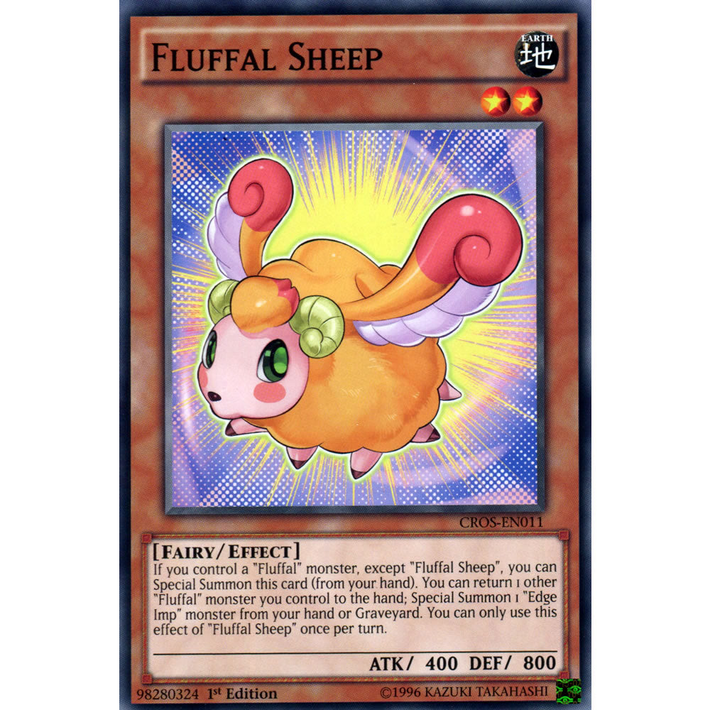 Fluffal Sheep CROS-EN011 Yu-Gi-Oh! Card from the Crossed Souls Set