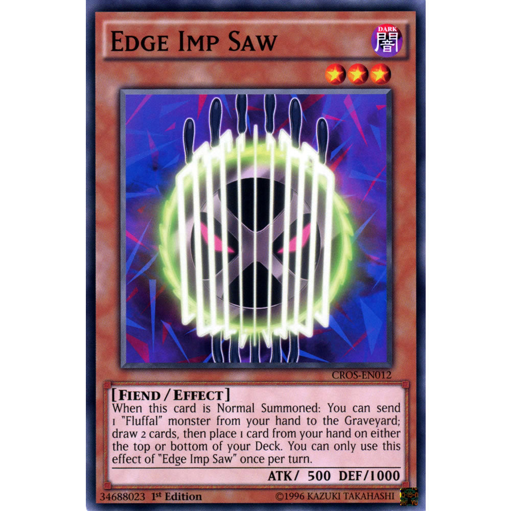 Edge Imp Saw CROS-EN012 Yu-Gi-Oh! Card from the Crossed Souls Set