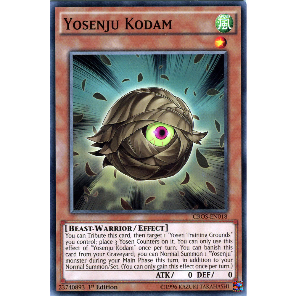 Yosenju Kodam CROS-EN018 Yu-Gi-Oh! Card from the Crossed Souls Set