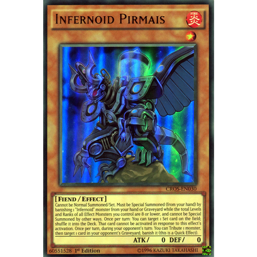 Infernoid Pirmais CROS-EN030 Yu-Gi-Oh! Card from the Crossed Souls Set