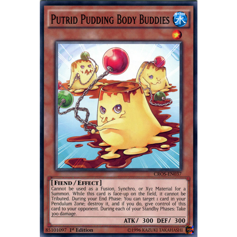 Putrid Pudding Body Buddies CROS-EN037 Yu-Gi-Oh! Card from the Crossed Souls Set