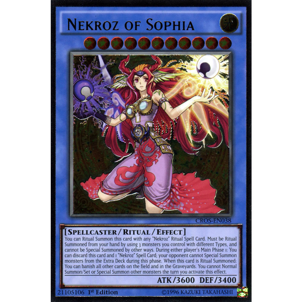 Nekroz of Sophia CROS-EN038 Yu-Gi-Oh! Card from the Crossed Souls Set