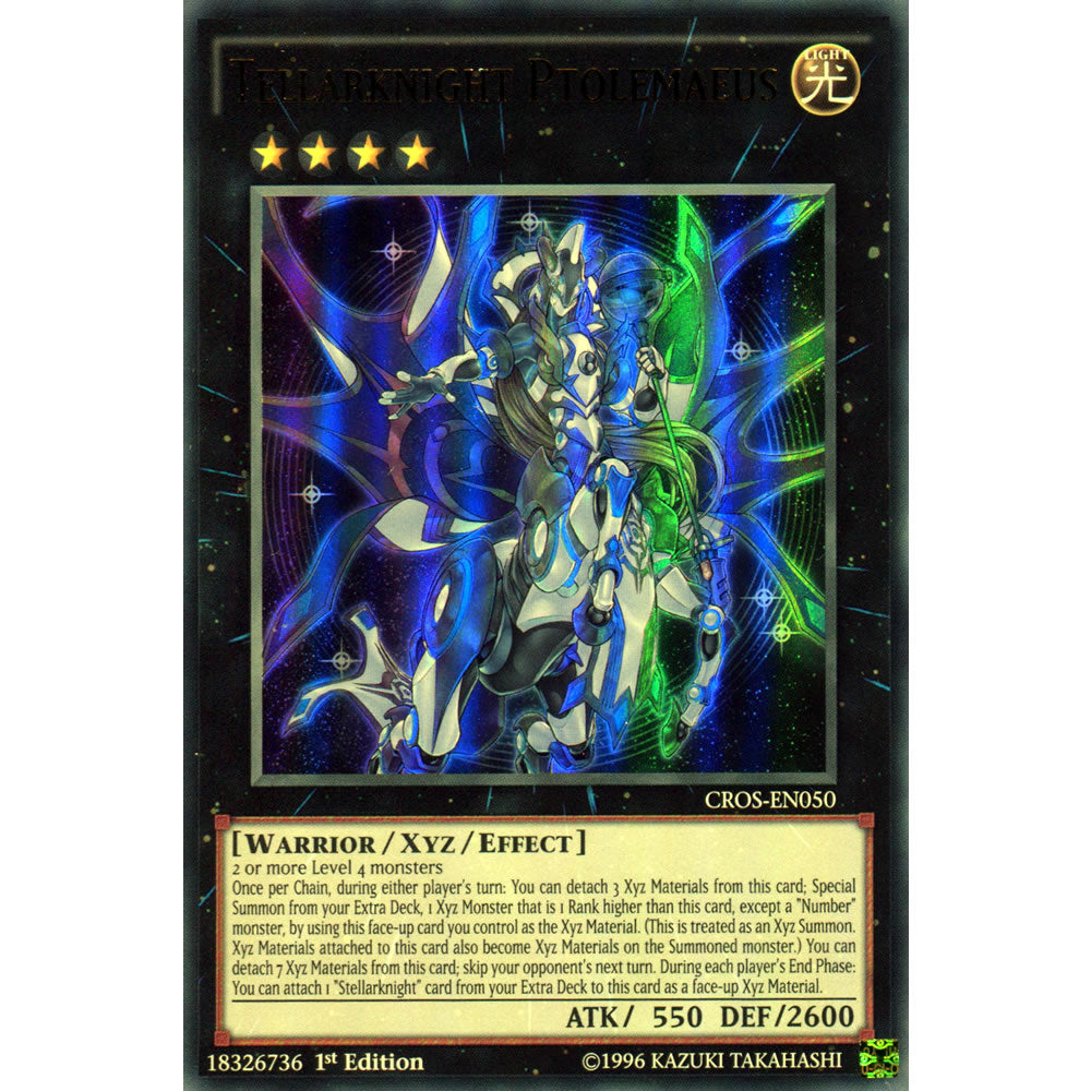 Tellarknight Ptolemaeus CROS-EN050 Yu-Gi-Oh! Card from the Crossed Souls Set