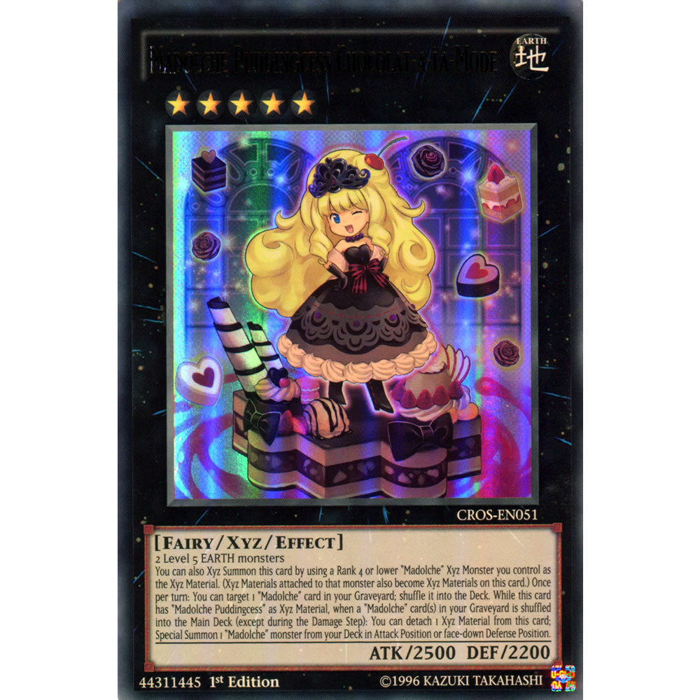 Madolche Puddingcess Chocolat-a-la-Mode CROS-EN051 Yu-Gi-Oh! Card from the Crossed Souls Set