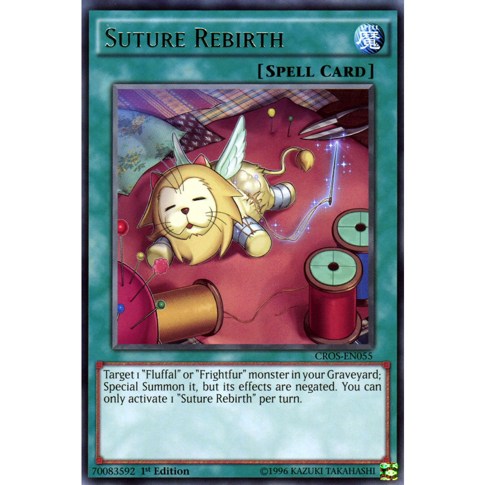 Suture Rebirth CROS-EN055 Yu-Gi-Oh! Card from the Crossed Souls Set