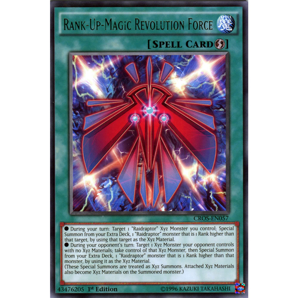 Rank-Up-Magic Revolution Force CROS-EN057 Yu-Gi-Oh! Card from the Crossed Souls Set