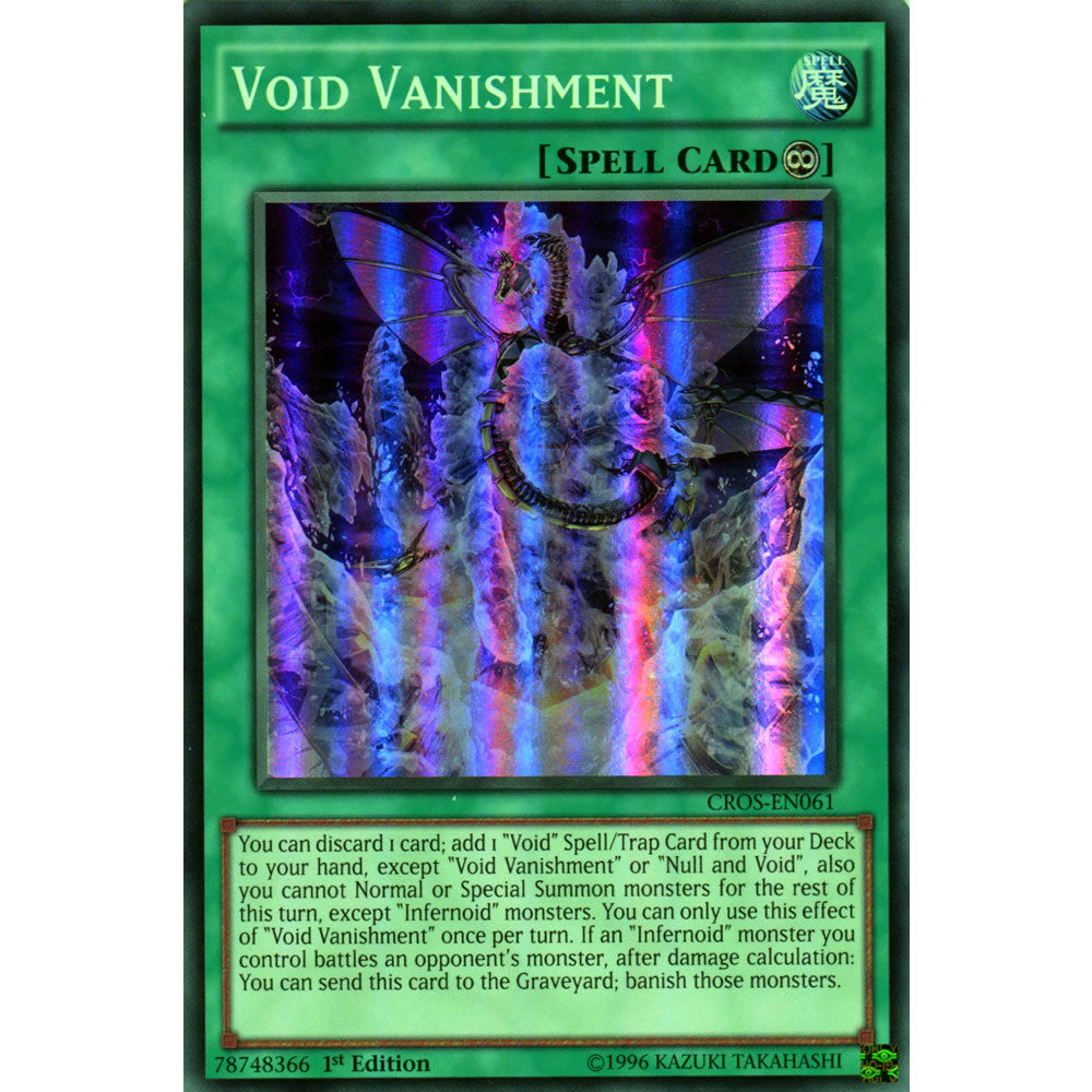 Void Vanishment CROS-EN061 Yu-Gi-Oh! Card from the Crossed Souls Set